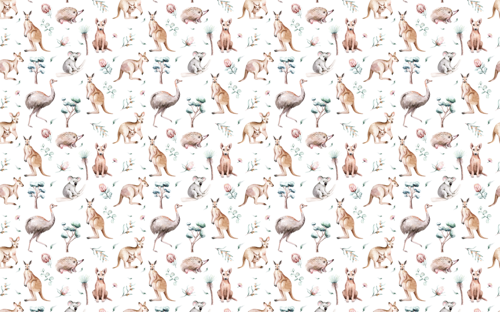 Fotobehang Kinderkamer Wild life animals