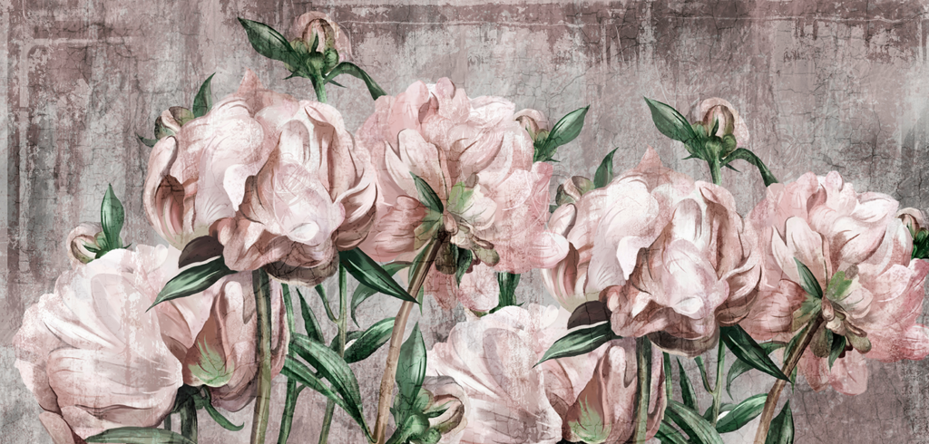 Pink peony's