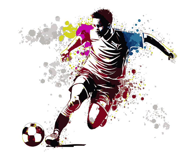 Voetbal speler