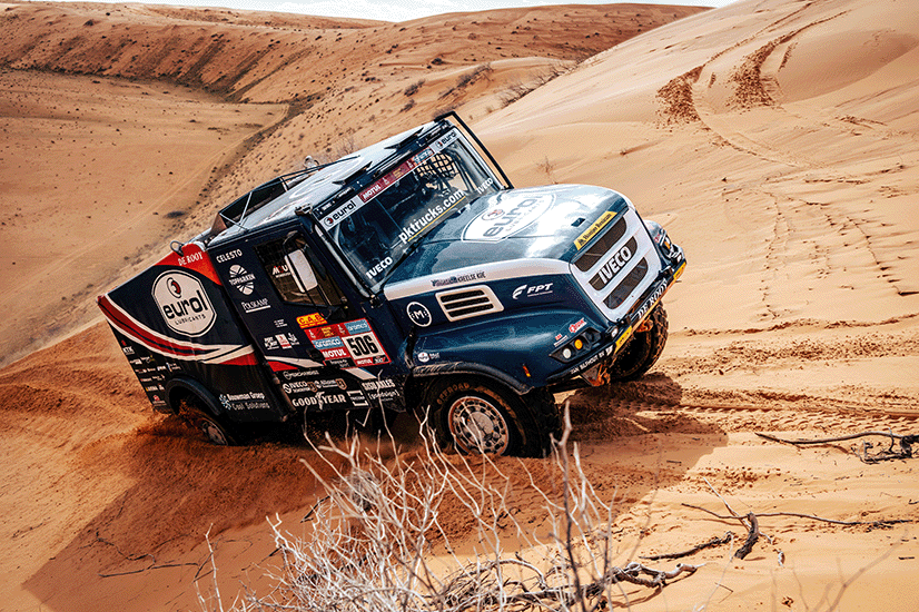 Dakar - Vrachtwagen Martin v/d Brink