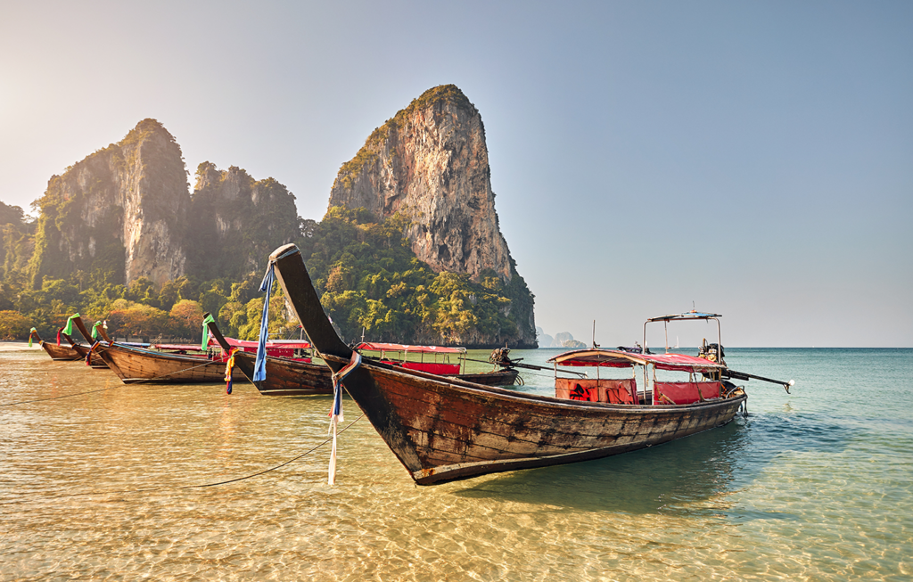 Long tail boats, thailand