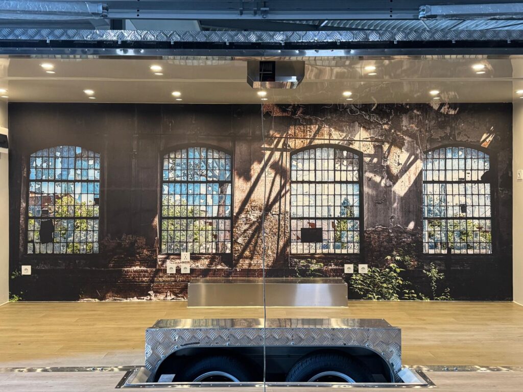 Fotobehang, aanhangwagen, Amersfoort